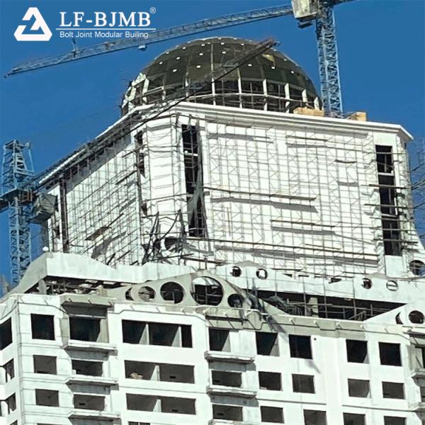 Prefabricated Space Frame Light Steel Structure skylight Buildings Construction