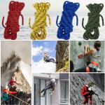 Outdoor colored climbing rope 8mm 10mm 12mm 14mm 16mm 18mm high altitude static