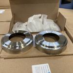 Stainless Steel Handrail Post Decorative Fittings Satin Polish Hairline Base