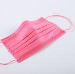 Medical disposable non woven pink dental surgical face mask