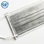 Hot selling adult 4 Ply Filter mask disposable nonwoven civil active carbon face