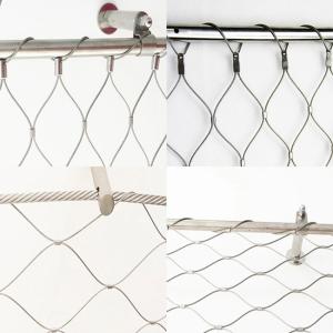 Quality Ss304 Grade Stainless Steel Farm Fence Wire Mesh 7×19 Type Prevent Suicide wholesale