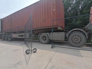 Quality Galvanized Powder Coated Temporary Construction Fence 6'x10' Powder Coated wholesale