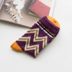 Cheap High Quality Japanese Harajuku Socks Wavy Type Crew Length Girl Fashion