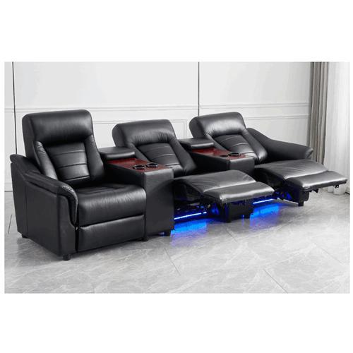 New Cinema Sofa Electric Sofa Multi-Function Slot Control Sofa Tech Cloth