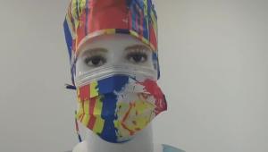 Quality 3-Ply Fashion Disposable Printed Face Mask Respirator Nonwoven Cute Colorful Vibrant Patterned Kids Friendly ASTM F2100 LEVEL3 wholesale