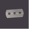 Buy cheap Tungsten carbide round corner three hole blade HRA91.5 from wholesalers