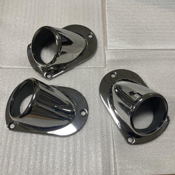 45° Tube Flange Floor Mounted Handrail Pipe Base Plate Stainless Steel