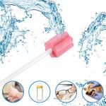 OEM Dental Consumables Pink Disposable Teeth Cleaning Swabs