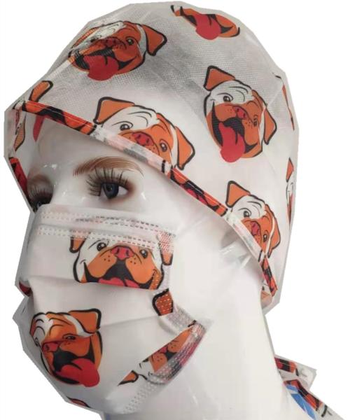 3-Ply Disposable Cute Printed Face Mask Respirator Nonwoven Cute Animal