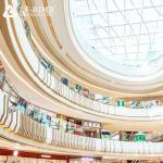 prefabricated hall steel structure shopping mall building