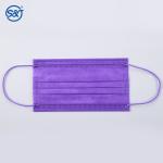 4 Ply Medical Respirator Mask Disposable Sheet Mask Lavender Color Hospital