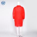 65g Plus Size Disposable Isolation Gowns Round Neck Doctor Isolation Gown
