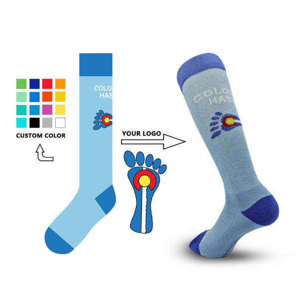 Calcetines de futbol diseno personalizado Calcetines al por mayor Presion