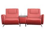 Leather Art Function Sofa Multifunctional Coffee Table Reading Light Italian