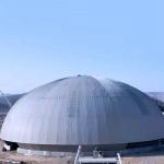 LF Space Frame Steel Structure Dome Clinker Storage Shed