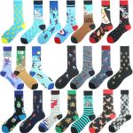 Bulk wholesale kids cotton branded sports fuzzy novelty designer happy socks