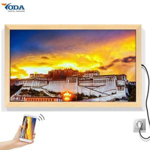 Quality Wood Smart Digital Picture Frame Widescreen 1920*1080P Android OS Opening System wholesale