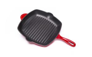 Quality ENAMELLED CAST IRON SQUARE GRILL SKILLET wholesale