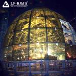 Prefabricated Space Frame Light Steel Structure skylight Buildings Construction