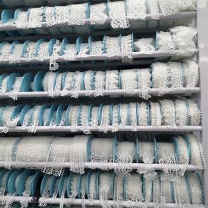 Quality Factory Embroidery Lace Fabric Polyester White Embroidery Lace Trim For Dress wholesale
