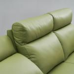 Italian Minimalist Leather Smart Sofa Living Room Straight Row irst-Class