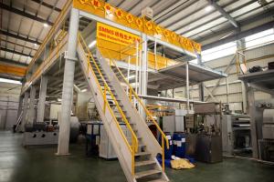 Quality 1600mm SMMS Nonwoven Fabric Production Line for Medical Products/Operating Gowns wholesale