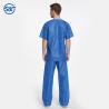 Buy cheap Two Pieces Medical Scrub Suits Uniforms SMS Short Sleeve Shirt And Pants from wholesalers