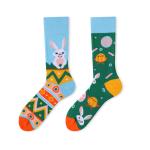 OEM Ab Contrast Cartoon Novelty Women Crew Socks Creativity Custom Design Socks