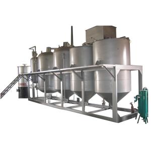 Quality Sunflower Small Batch Crude Oil Refinery Machine / Refining Unit wholesale