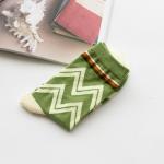 Cheap High Quality Japanese Harajuku Socks Wavy Type Crew Length Girl Fashion