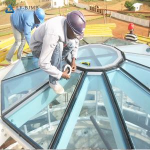 Quality LF space frame glass dome steel structure dome building roof design wholesale