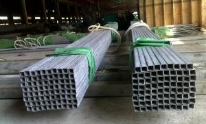China ASTM A312 A269 A213 Stainless Steel Square Tubing Thick Wall 1 - 12mm on sale