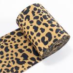 Factory supply nylon rubber custom jacquard camouflage wide elastic waistband