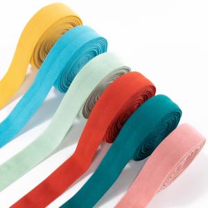 China Stock foe sewing elastic band fold over elastic lace trims spandex ribbon for underwear clothes sewing accessories on sale