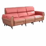 Italian Minimalist Leather Functional Sofa Living Room Combination Italian