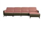 Italian Minimalist Chaise Longue Leather Sofa Side Carrying Usb Electric Button