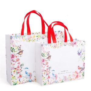 Quality Biodegradable Eco Friendly Non Woven Bags , Laminated Tote Non Woven Handle Bag wholesale