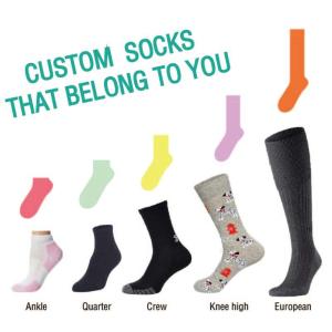 Quality Wholesale Organic Bamboo Polyester Cotton Socks Custom Unisex Compression Sport Happy Cotton Socks Men Women Baby wholesale
