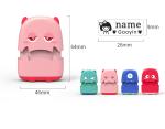 Cute Kids Stamp Monster Clothing Fabric Cartoon Name Stamp Photosensitive Flash