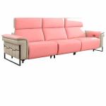 Italian Minimalist First Layer Cowhide Contact Surface Leather Sofa Unique