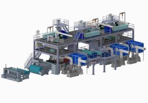 Quality Cheap Price Stable 2400mm Ssmms Smmss Spunbond Melt Blown Non Woven Production Line Equipment Machine wholesale