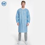 Wholesale SMS disposable medical lab coat Non woven dental hospital doctor lab