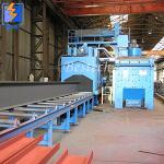 Steel plate profile pipe steel angle shot blasting Machine