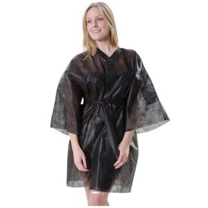 Quality Breathable Confortable Disposable Spa Wear SBPP Material Disposable Kimono wholesale