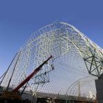 LF Space Frame Structures Steel Roof Coal bunker Storage