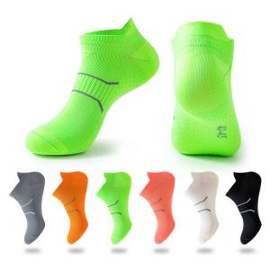 Quality New Men Women Sport Running Breathable Bright Color Athletic Compression Short Ankle Sock wholesale