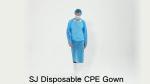 S&J Disposable CPE Gown 510K Certificated Protection Medical Surgical Isolated