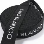 Hot sale woven knitted jacquard wide elastic waist webbing band 40mm nylon