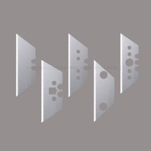 Quality Heavy Duty Trapezoid Safety Retractable Carbon Steel Carpet Utility Blade Knife Blades wholesale